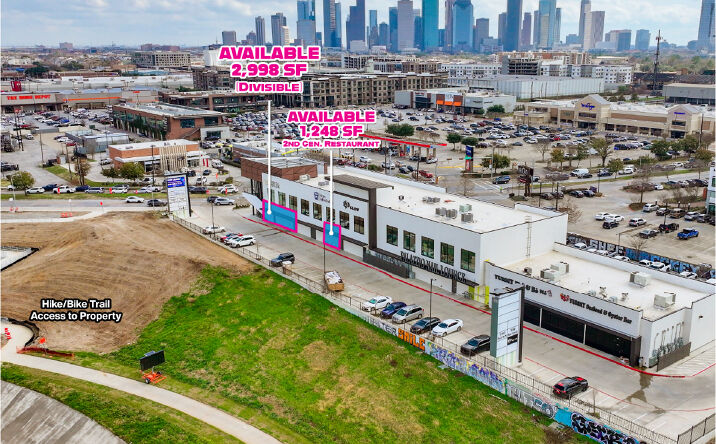 Pictures of Retail, Office, Restaurant property located at 1515 Studemont St, Houston, TX 77007 for lease - image #1