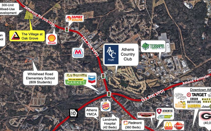 Pictures of Retail property located at 5435 Jefferson Rd, Athens, GA 30607 for lease - image #1