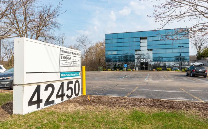 Pictures of Office property located at 42450 W 12 Mile Rd, Novi, MI 48377 for lease - image #1