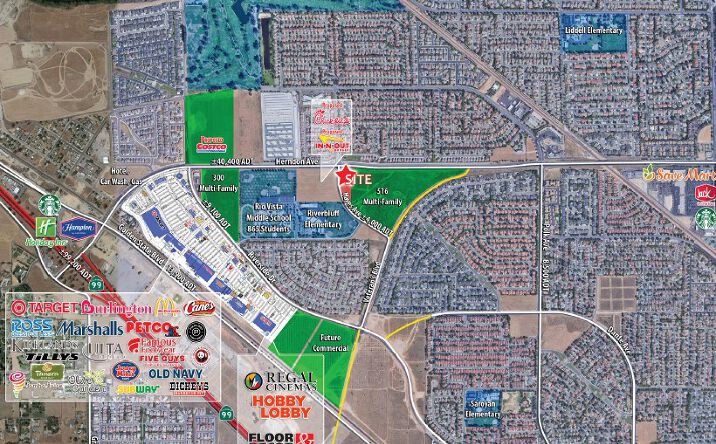 Pictures of Retail property located at SEC Herndon & Hayes Ave, Fresno, CA 93722 for lease - image #1