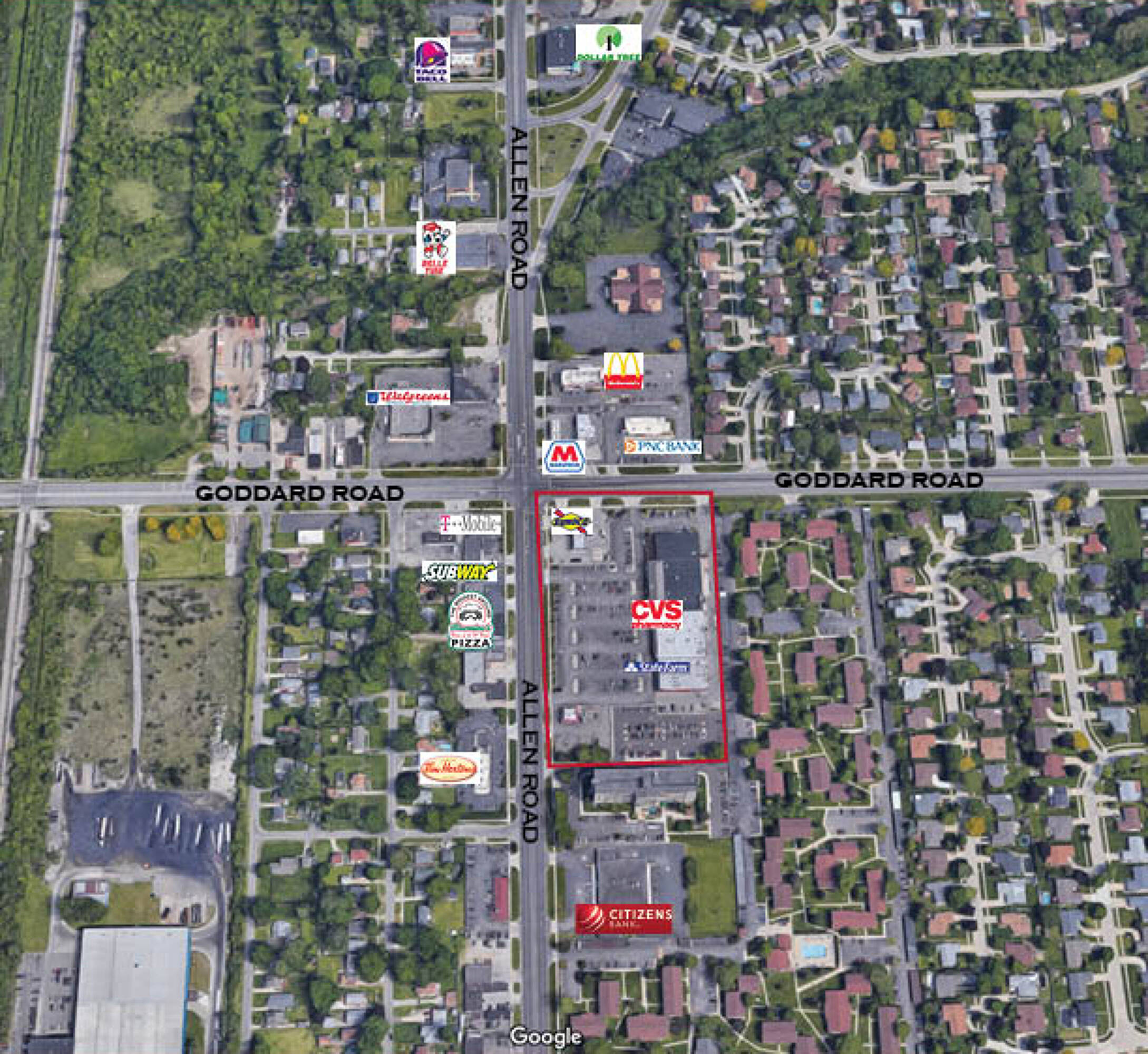11055 ALLEN RD Southgate MI 48195-2803 APN: 53 003 99 0010 001 | Crexi.com