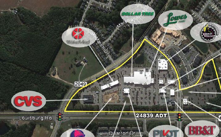 Pictures of Retail, Office, Restaurant property located at 2902 Forestville Rd, Raleigh, NC 27616 for lease - image #1