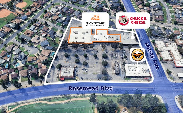 Pictures of Retail property located at 6001 Rosemead Blvd, Pico Rivera, CA 90660 for lease - image #1