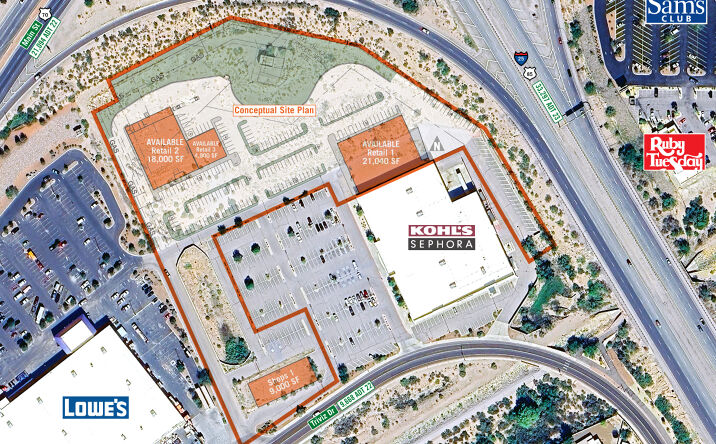 Pictures of Retail property located at I-25 & Main St, Las Cruces, NM 88001 for lease - image #1