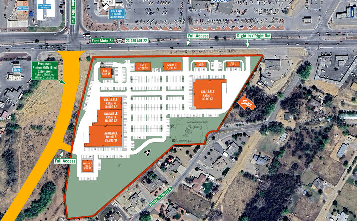 Pictures of Retail, Land property located at Main St & Pinion Hills Blvd, Farmington, NM 87402 for lease - image #1
