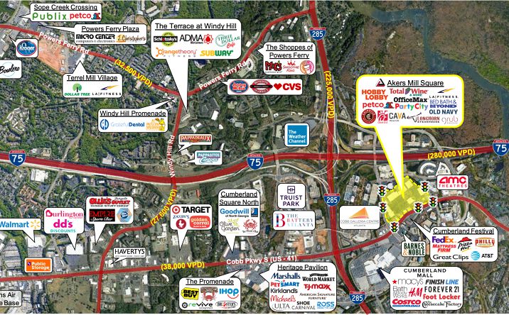 Pictures of Retail property located at 2967 Cobb Pkwy SE, Atlanta, GA 30339 for lease - image #1