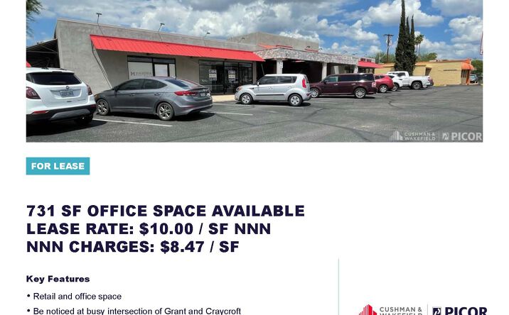 Pictures of Office, Retail property located at 5541-5547 E. Grant Road, Tucson, AZ 85712 for lease - image #1