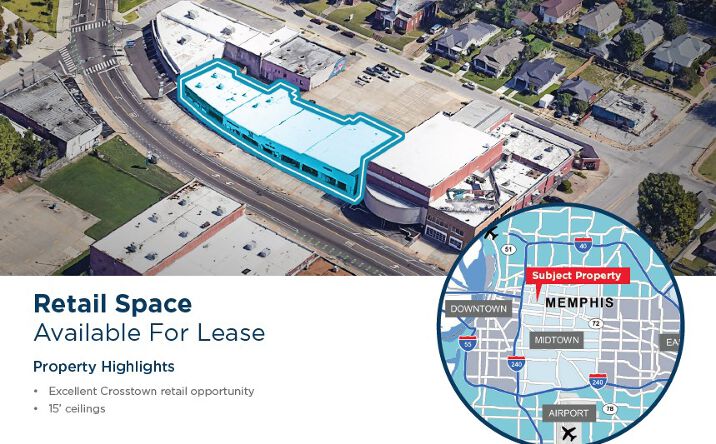 Pictures of Retail property located at 408 N Cleveland St, Memphis, TN 38104 for lease - image #1