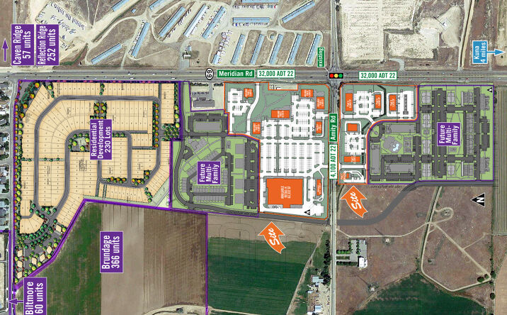 Pictures of Retail, Office property located at Amity Rd & Meridian Rd, Meridian, ID 83642 for lease - image #1