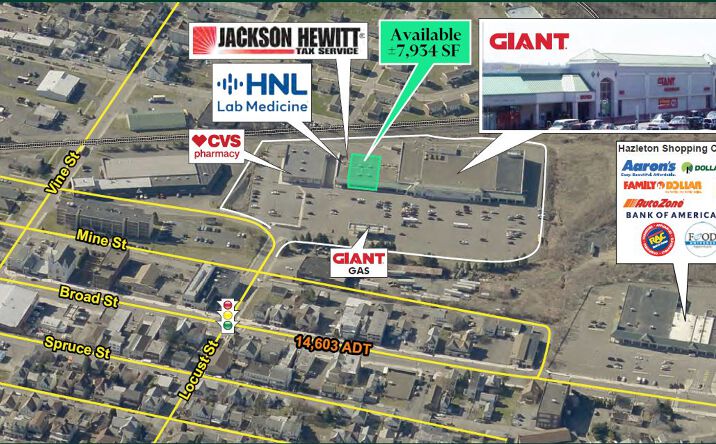 Pictures of Retail property located at 70 South Locust Street, Hazleton, PA 18201 for lease - image #1