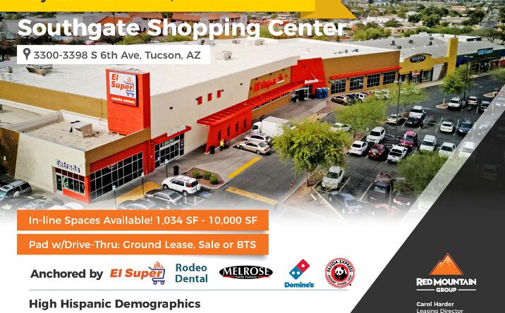 Pictures of Retail property located at 3300 S 6th Ave, Tucson, AZ 85713 for lease - image #1