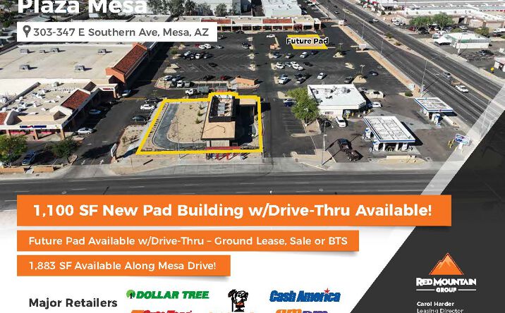 Pictures of Retail property located at 303 E Southern Ave, Mesa, AZ 85210 for lease - image #1