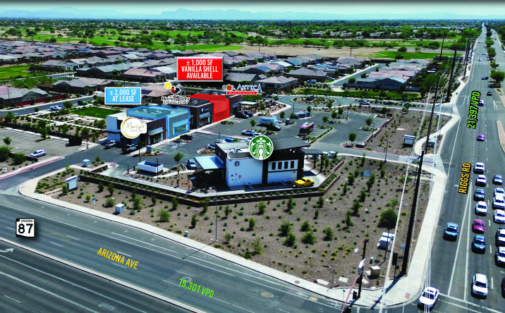 Pictures of Retail, Land, Restaurant property located at NEC Arizona Ave & Riggs Rd, Chandler, AZ 85248 for lease - image #1