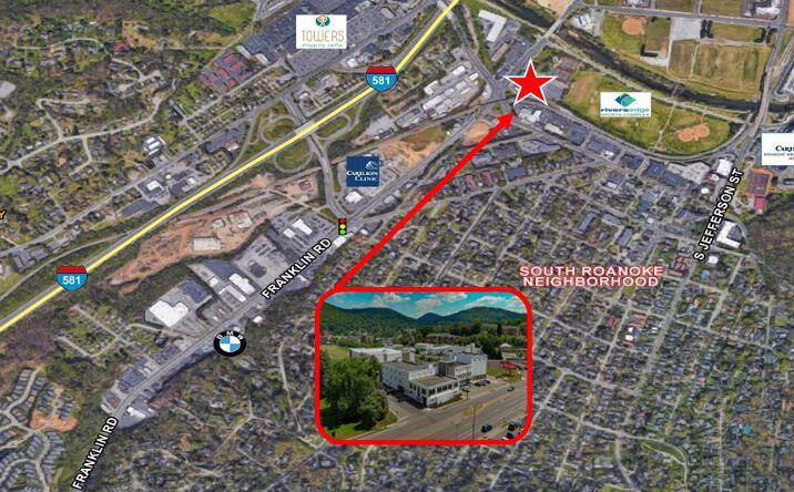Pictures of Office property located at 1948 Franklin Rd SW, Roanoke, VA 24014 for lease - image #1