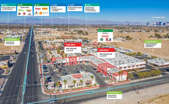 Pictures of Retail property located at 6070 S Rainbow Blvd, Las Vegas, NV 89118 for lease - image #1