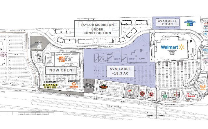 Pictures of Retail property located at NEC US Highway 75 & FM 455 Strip Center, Anna, TX 75409 for lease - image #1