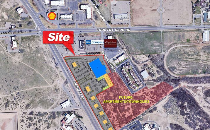 Pictures of Retail, Office, Land property located at SEQ McNutt & Country Club, Santa Teresa, NM 88008 for lease - image #1