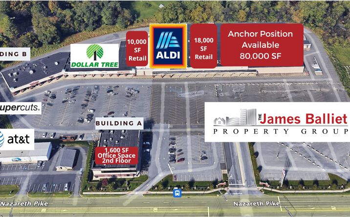 Pictures of Retail property located at 3843 Nazareth Pike, Bethlehem, PA 18020 for lease - image #1
