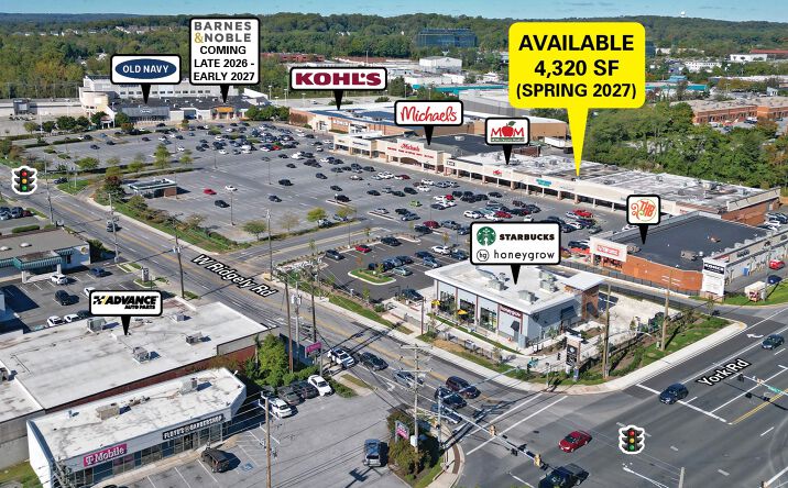 Pictures of Retail property located at York & Ridgely Roads, Timonium, MD 21093 for lease - image #1
