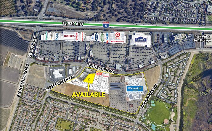 Pictures of Retail property located at Highway 5 & Eight Mile Road, Stockton, CA 95209 for lease - image #1