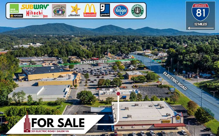 Pictures of Retail property located at 201 S Electric Rd, Salem, VA 24153 for lease - image #1