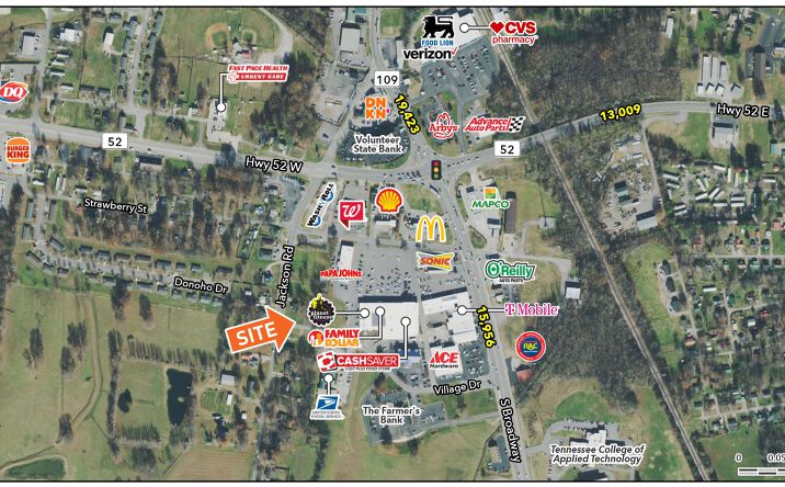 Pictures of Retail, Restaurant property located at 112 W Knight St, Portland, TN 37148 for lease - image #1