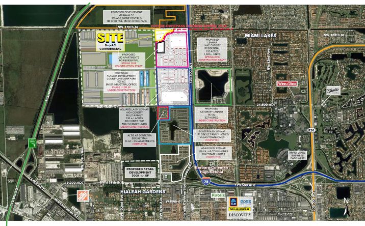 Pictures of Land property located at NW 97th Ave & NW 170th St, Hialeah Gardens, FL 33018 for lease - image #1