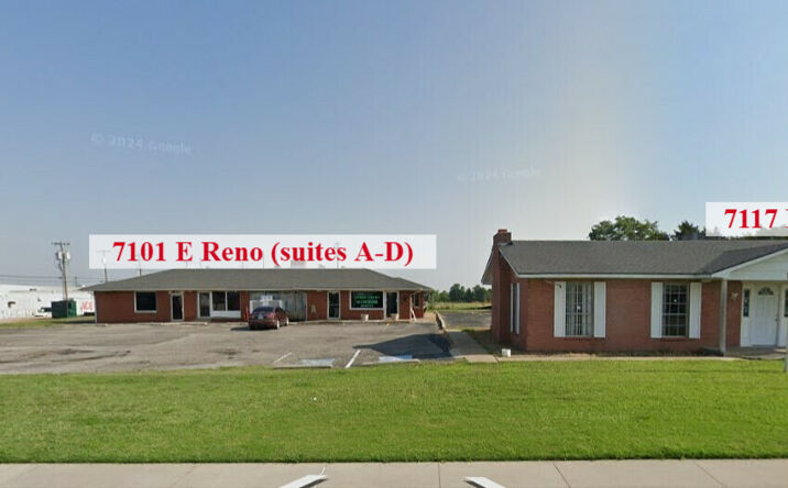 Pictures of Retail, Office property located at 7101 E Reno Ave, Midwest City, OK 73110 for lease - image #1
