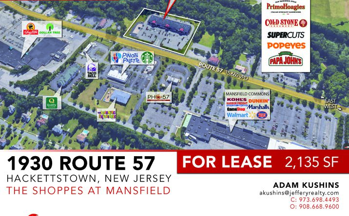 Pictures of Retail, Restaurant property located at 1930 NJ-57, Hackettstown, NJ 07840 for lease - image #1