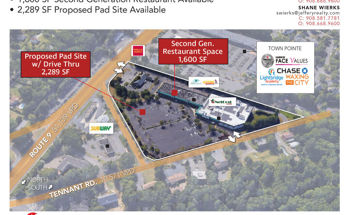 Pictures of Retail, Restaurant property located at 700 Tennent Road, Manalapan Township, NJ 07726 for lease - image #1