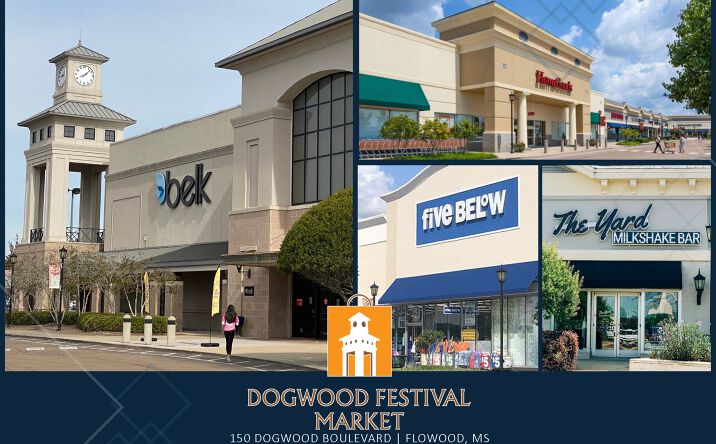 Pictures of Retail property located at 150 Dogwood Blvd, Flowood, MS 39232 for lease - image #1