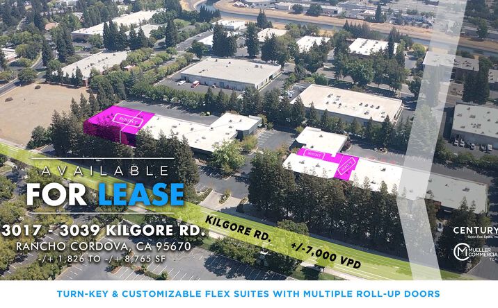Pictures of Industrial property located at 3017 - 3039 Kilgore Rd, Rancho Cordova, CA 95670 for lease - image #1