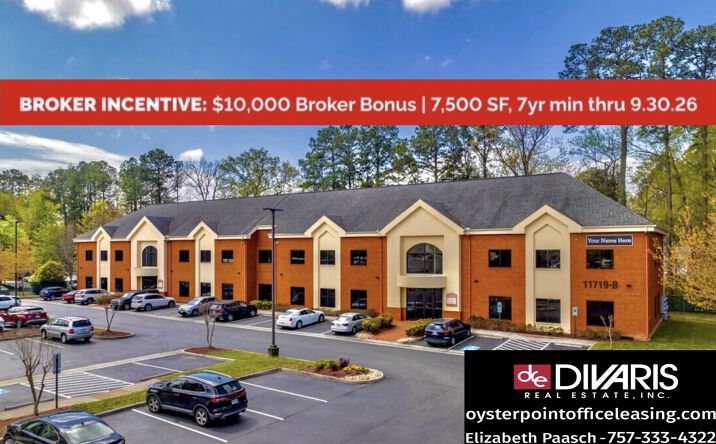 Pictures of Office property located at 11719 Jefferson Ave, Newport News, VA 23606 for lease - image #1