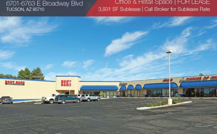 Pictures of Retail, Office property located at 6701 E Broadway Blvd, Tucson, AZ 85710 for lease - image #1