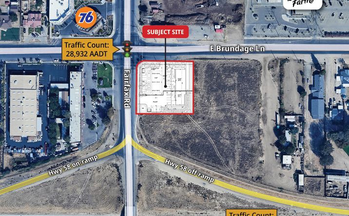 Pictures of Retail, Restaurant property located at 6529 E Brundage Ln, Bakersfield, CA 93307 for lease - image #1