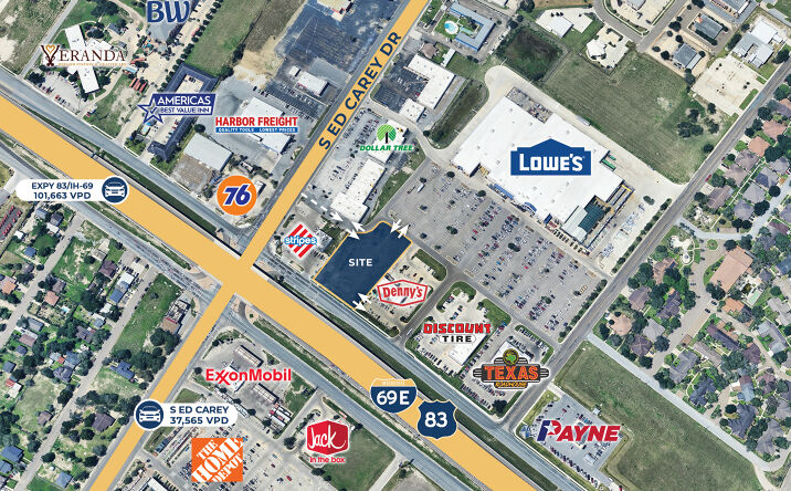 Pictures of Land property located at 4714 S Expressway 83, Harlingen, TX 78552 for lease - image #1