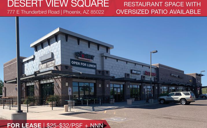 Pictures of Retail, Restaurant property located at 777 E Thunderbird Rd, Phoenix, AZ 85020 for sales - image #1