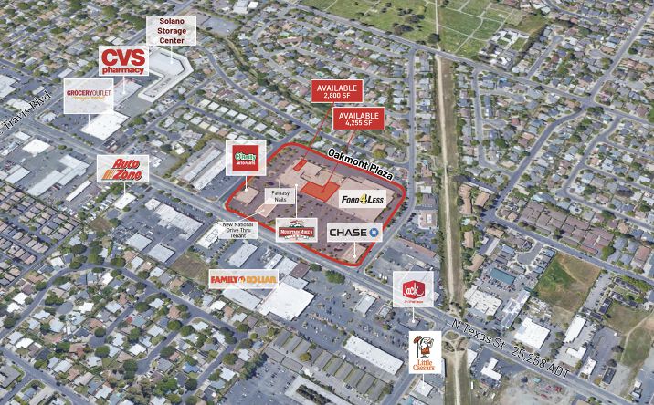 Pictures of Retail, Land property located at 1819 N Texas St, Fairfield, CA 94533 for lease - image #1