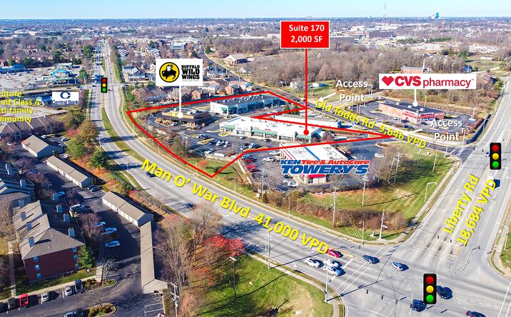 Pictures of Retail, Restaurant property located at 3094 Old Todds Rd, Lexington, KY 40509 for lease - image #1