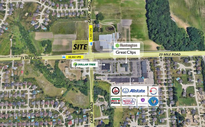 Pictures of Retail, Land, Restaurant property located at 21799 23 Mile Rd, Macomb, MI 48044 for lease - image #1
