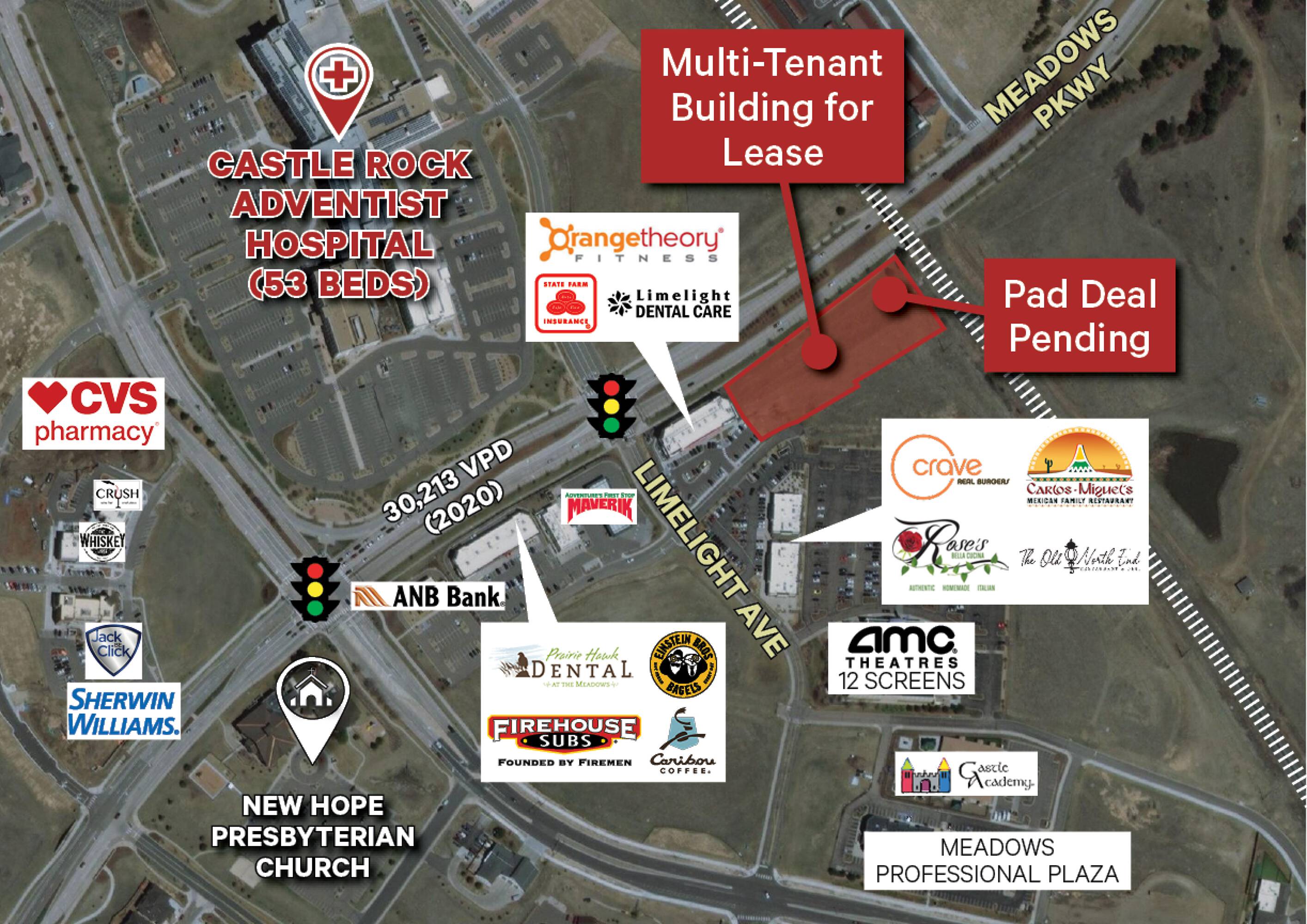 SEC MEADOWS PKWY & LIMELIGHT AVE, Castle Rock, CO 80109 Retail Space