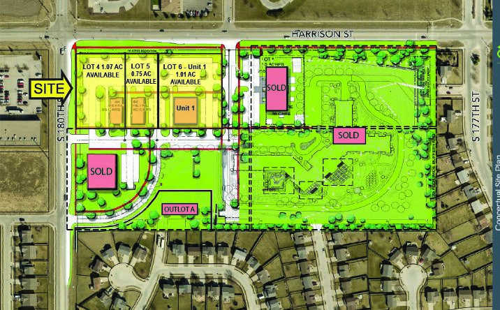 Pictures of Land property located at 17801 Harrison St, Omaha, NE 68136 for lease - image #1