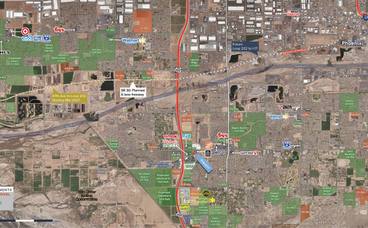 Pictures of Retail property located at SEC Baseline Rd & 59th Ave, Laveen, AZ 85339 for lease - image #1