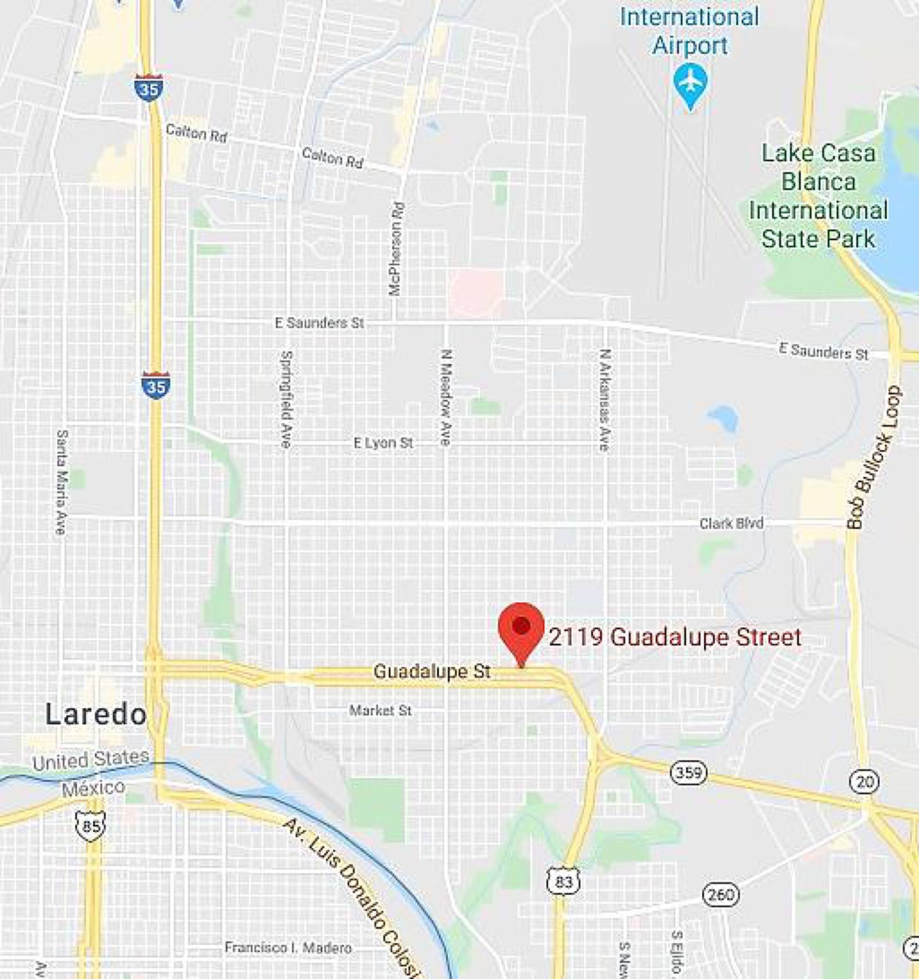 2119 Guadalupe St, Laredo, TX 78049 Retail Space for Lease 2119