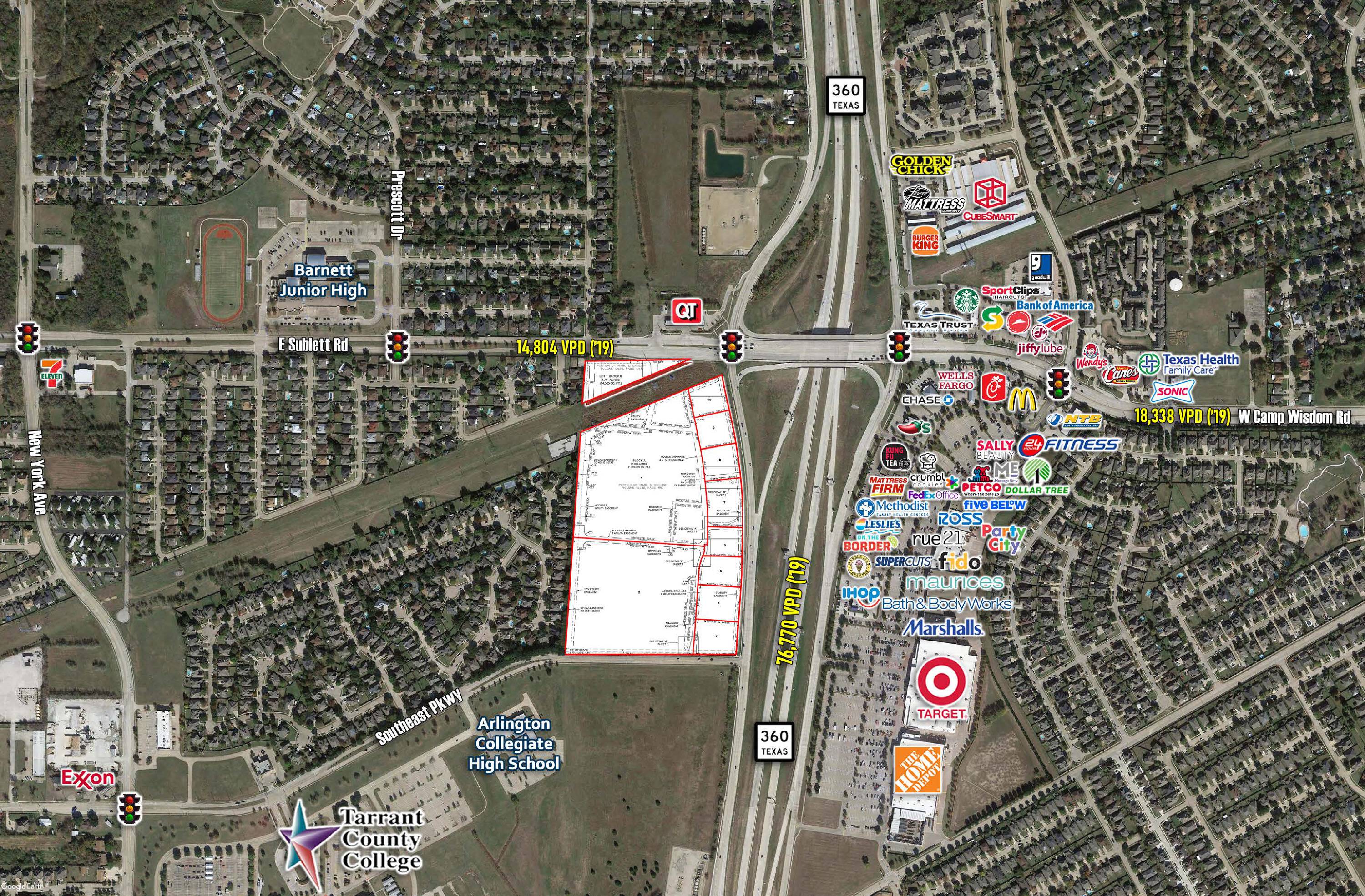 SWC of SH 360 & Sublett Rd, Arlington, TX 76018 | Crexi.com