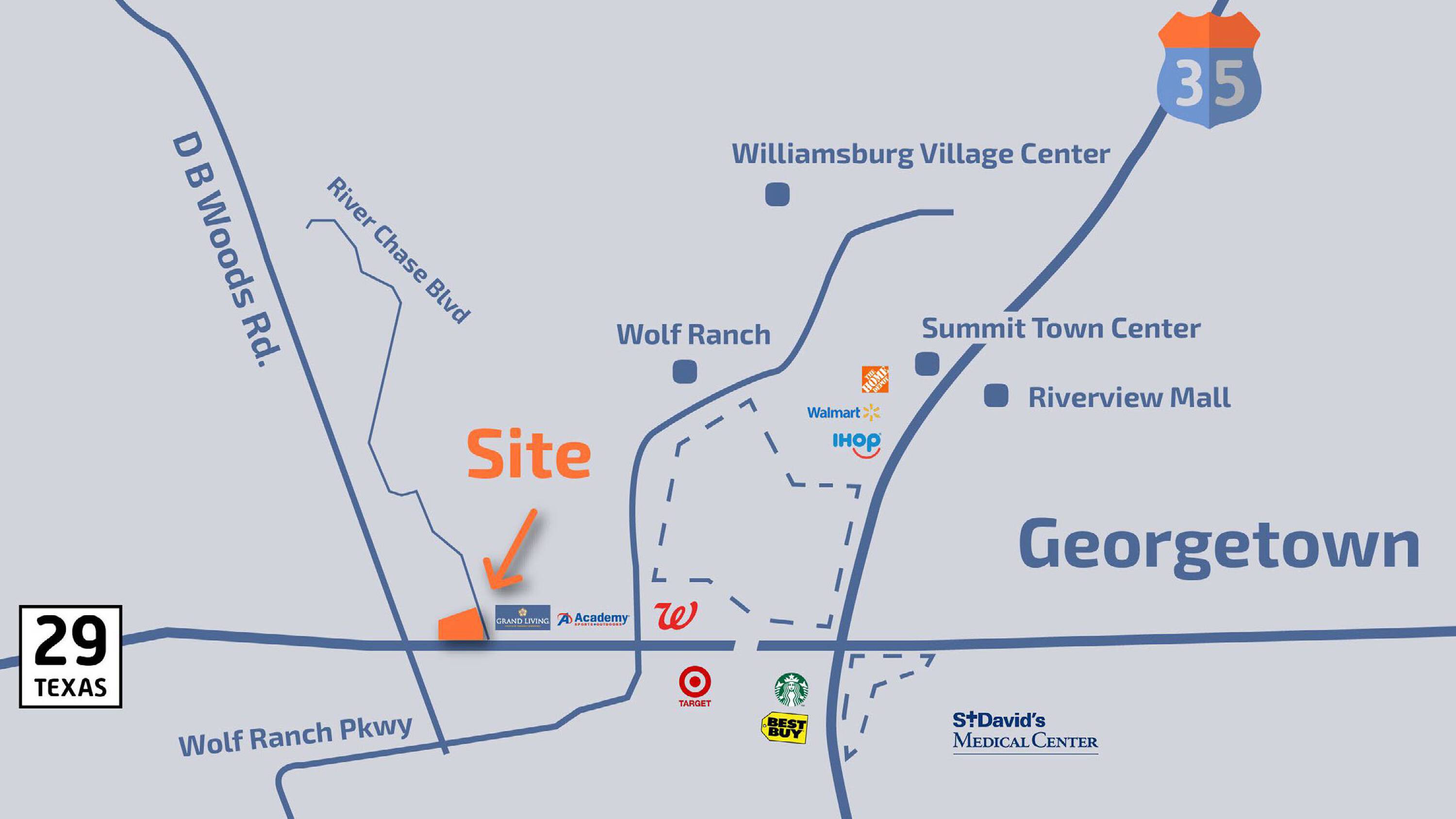 NEQ Highway 29 & DB Woods, TX 78628