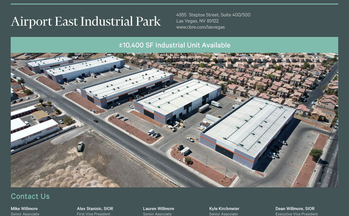Pictures of Industrial property located at 4955 Steptoe St, Las Vegas, NV 89122 for lease - image #1