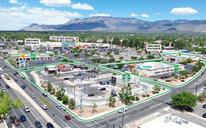 Pictures of Retail property located at 2210 - 2270 Wyoming Blvd Ne, Albuquerque, NM 87112 for lease - image #1