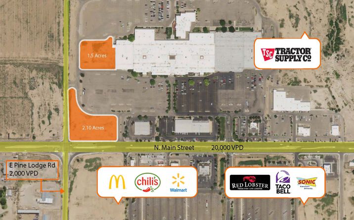 Pictures of Land property located at 4501 North Main, Roswell, NM 88201 for lease - image #1