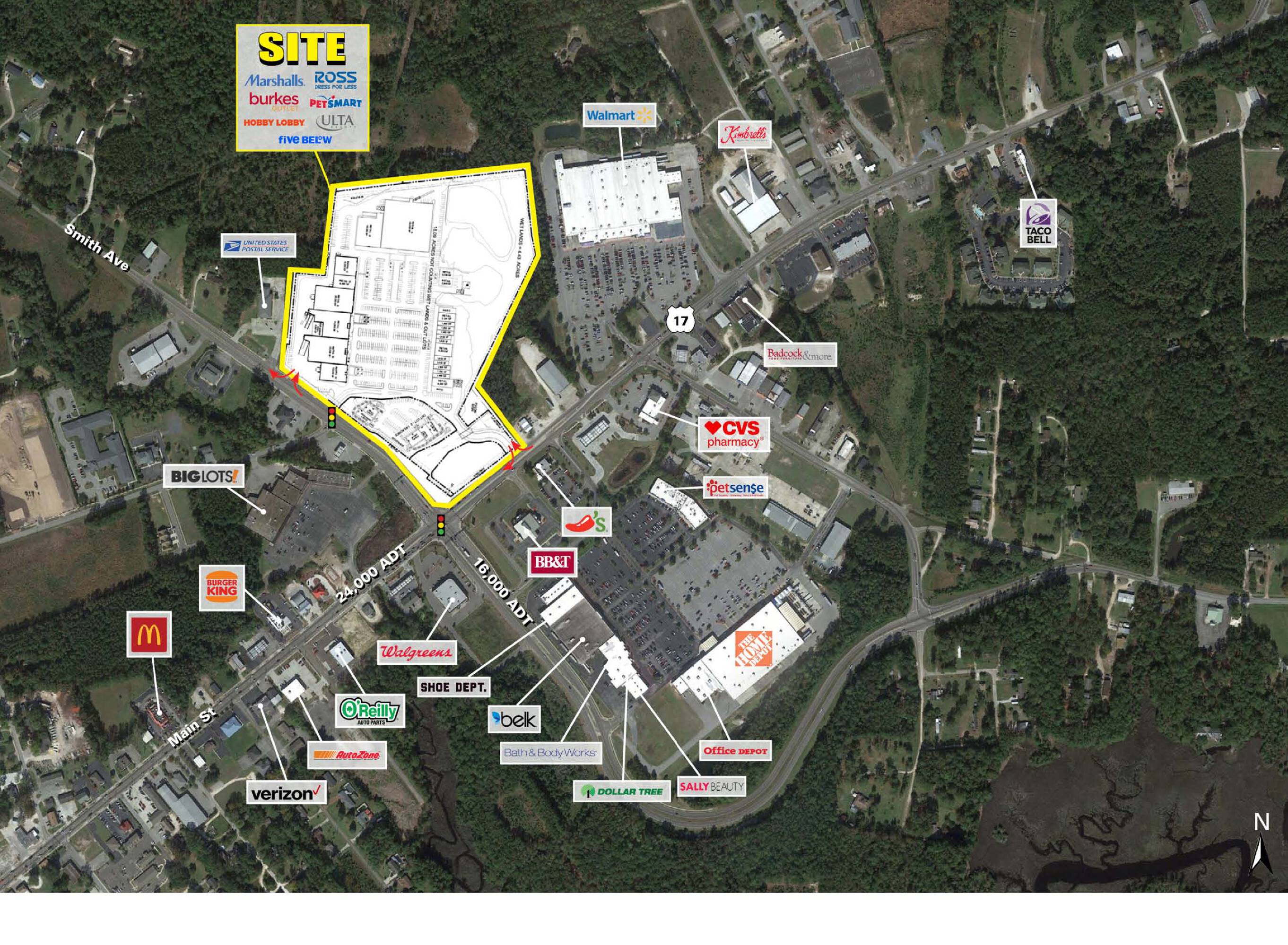 US 17 & Smith Avenue, Shallotte, NC 28470 | Crexi.com